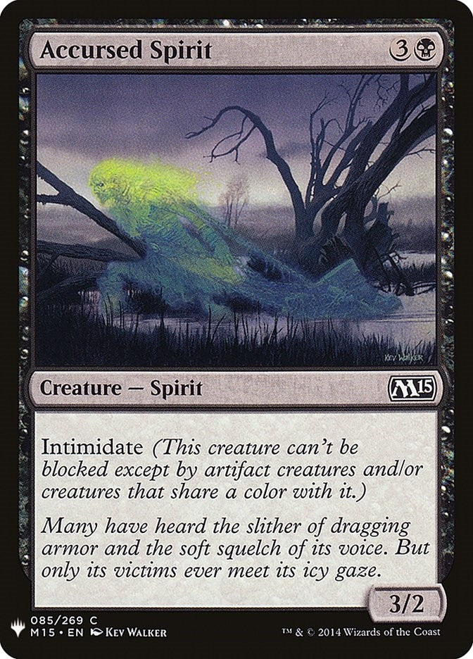 Accursed Spirit (85) (LIST)