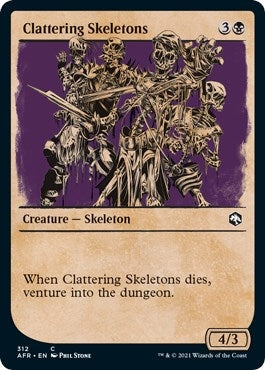 Clattering Skeletons (Showcase) (312) (AFR)