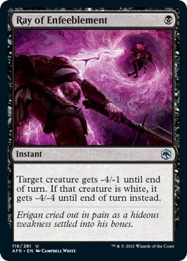 Ray of Enfeeblement (116) (AFR)
