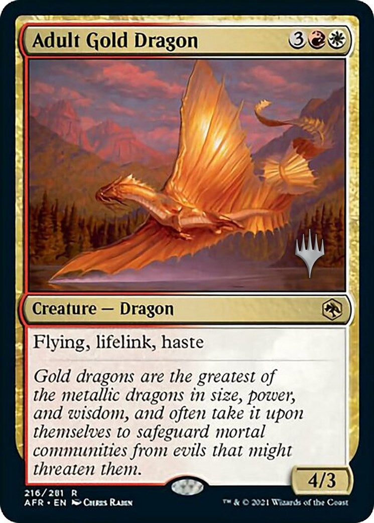 Adult Gold Dragon (216) (PPAFR)