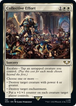 mtg escalate cards Collective Effort (183) (40K) – Mtgkarte