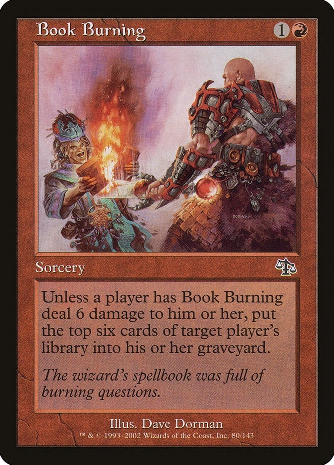 Book Burning (80) (JUD)