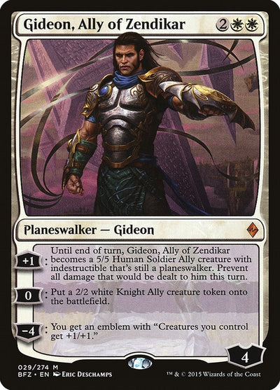 Gideon, Ally of Zendikar (29) (BFZ)