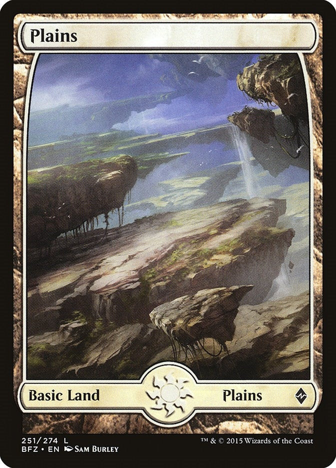 Plains (251) - Full Art (251) (BFZ)