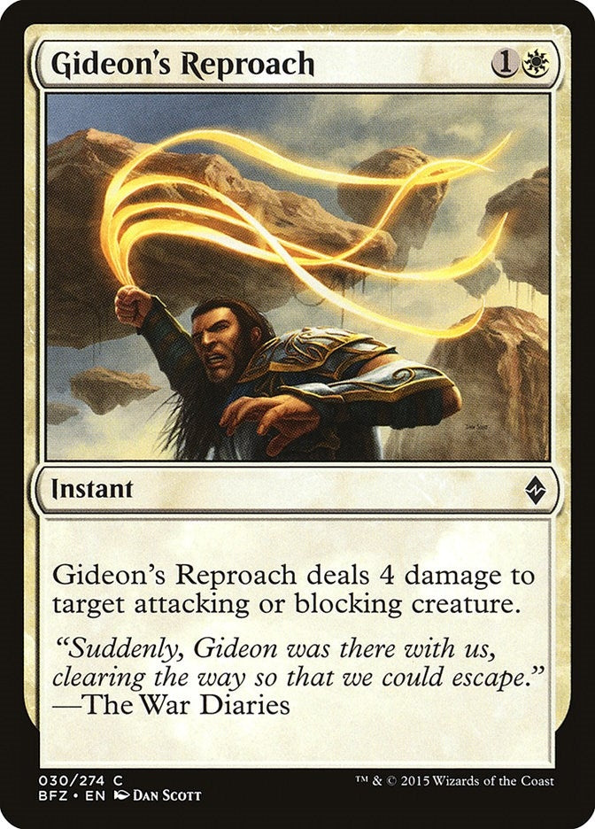 Gideon's Reproach (30) (BFZ)