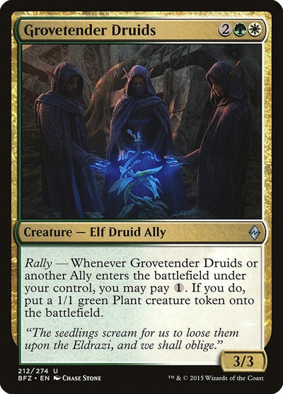 Grovetender Druids (212) (BFZ)