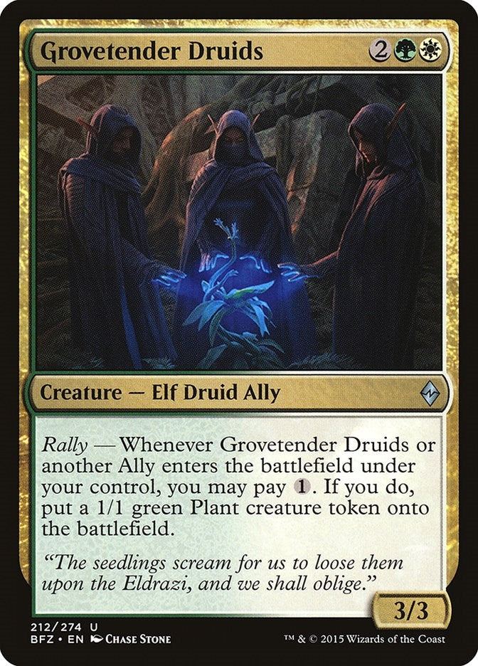 Grovetender Druids (212) (BFZ)