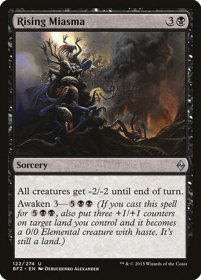 Rising Miasma (122) (BFZ)