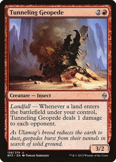 Tunneling Geopede (158) (BFZ)