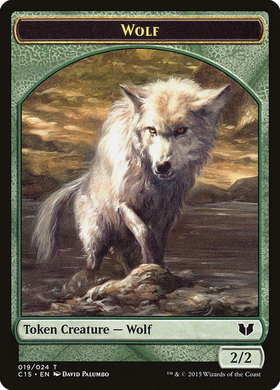 Wolf // Zombie Double-Sided Token (19 // 8) (C15)