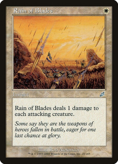 Rain of Blades (20) (SCG)