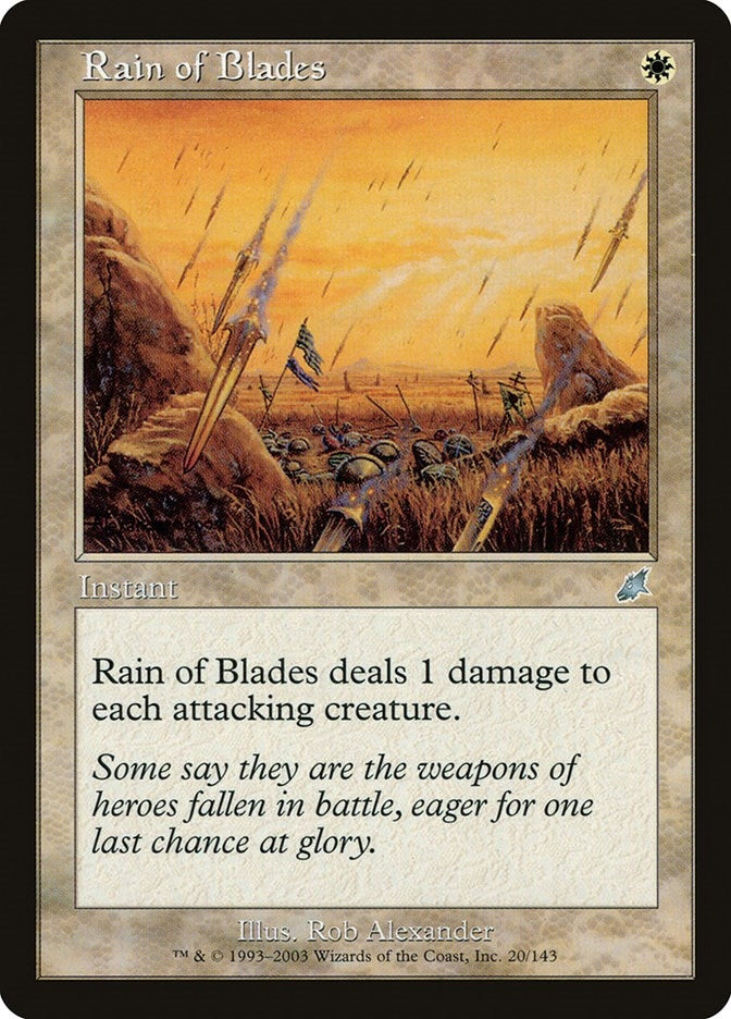 Rain of Blades (20) (SCG)