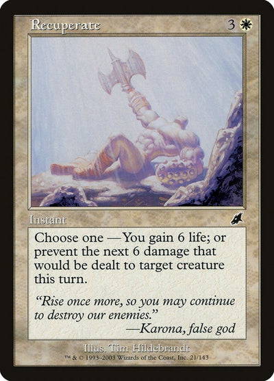 Recuperate (21) (SCG)