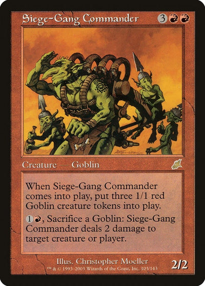 Siege-Gang Commander (103) (SCG)