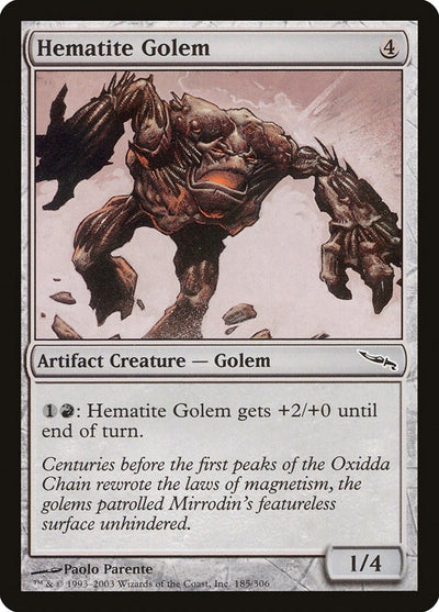 Hematite Golem (185) (MRD)