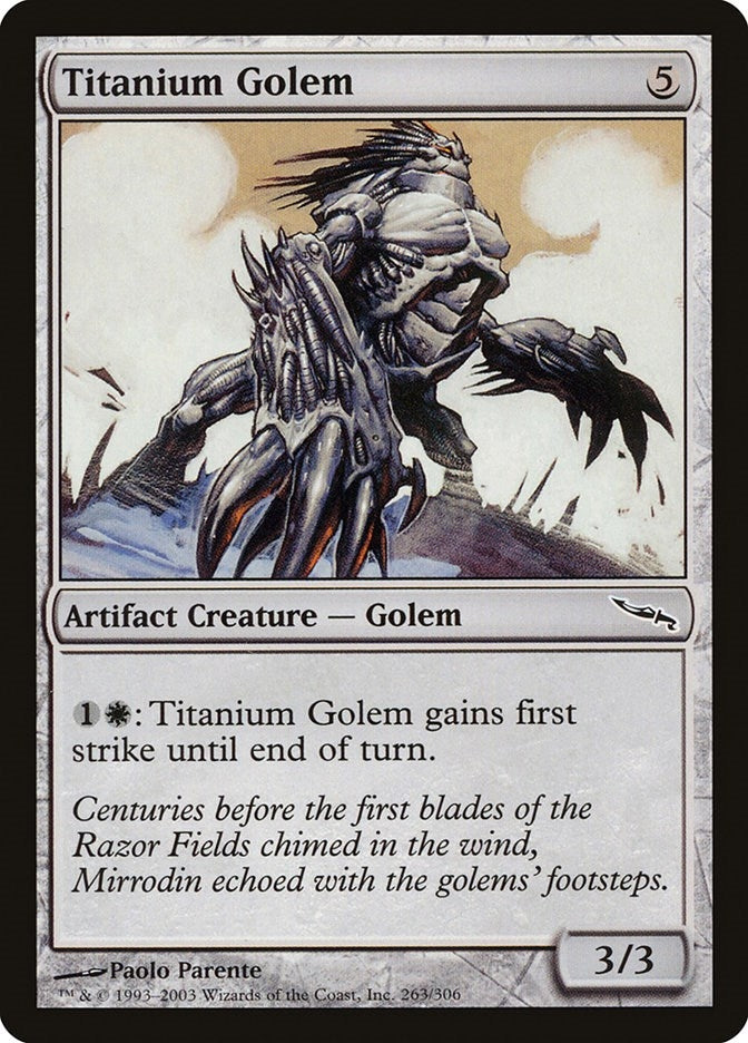 Titanium Golem (263) (MRD)