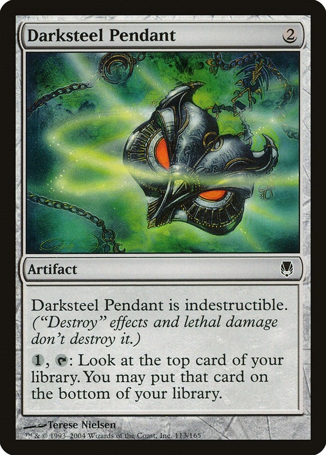 Darksteel Pendant (113) (DST)