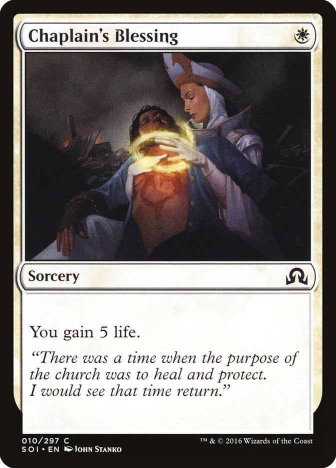 Chaplain's Blessing (10) (SOI)