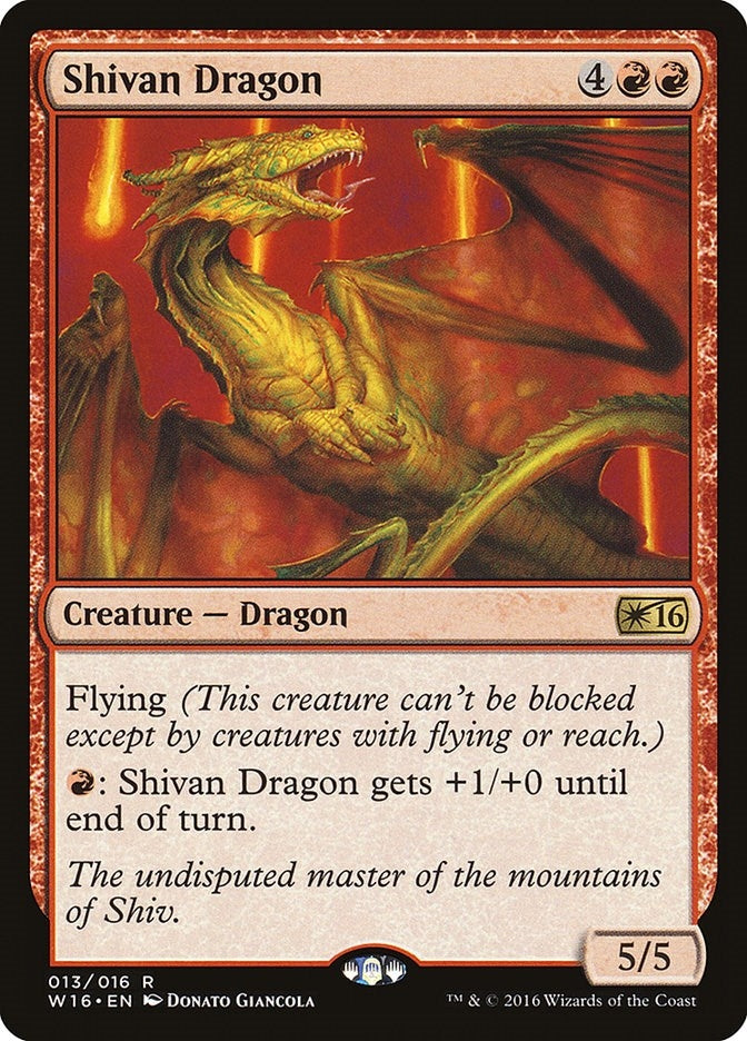 Shivan Dragon (13) (W16)