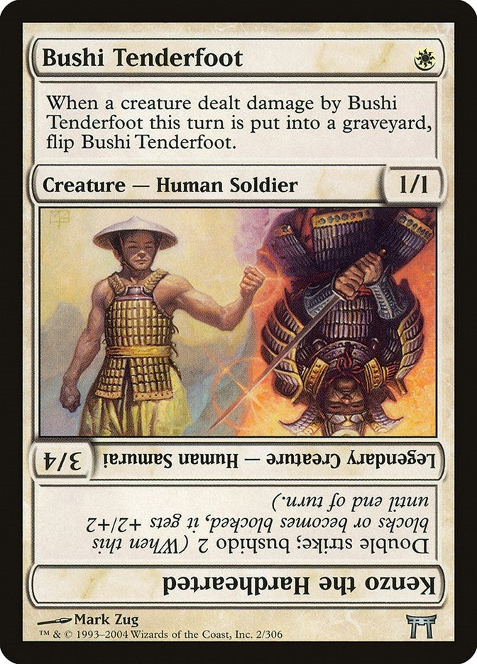 Bushi Tenderfoot // Kenzo the Hardhearted (2) (CHK)