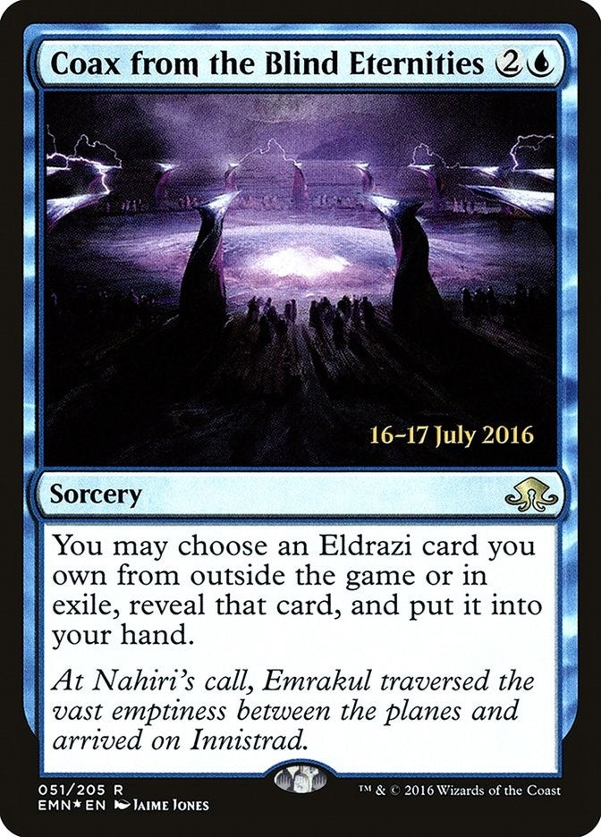 Coax from the Blind Eternities (51) (PRE)