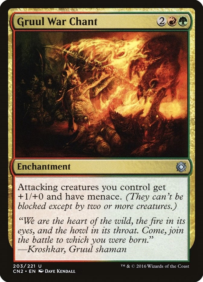Gruul War Chant (203) (CN2)