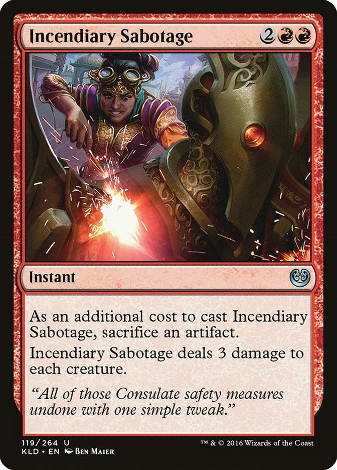 Incendiary Sabotage (119) (KLD)