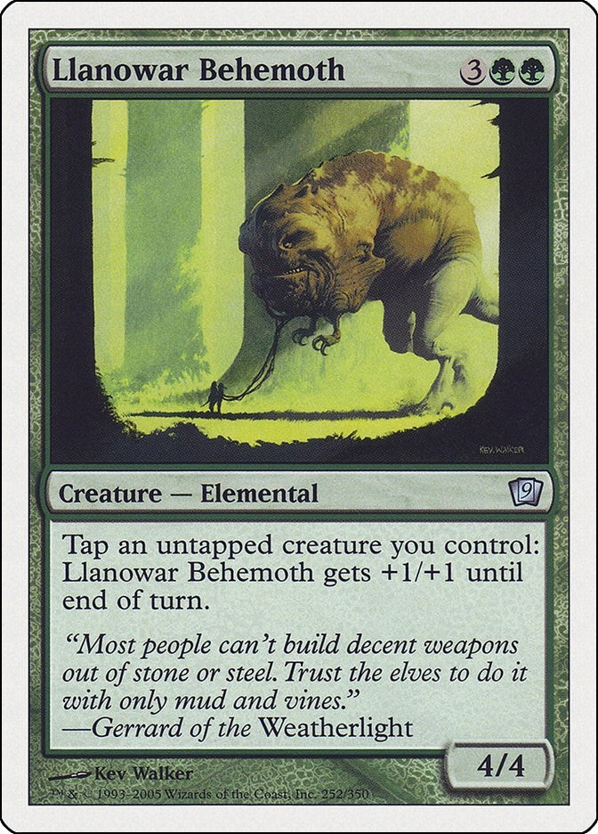 Llanowar Behemoth (252) (9ED)