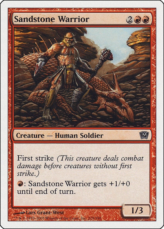 Sandstone Warrior (215) (9ED)