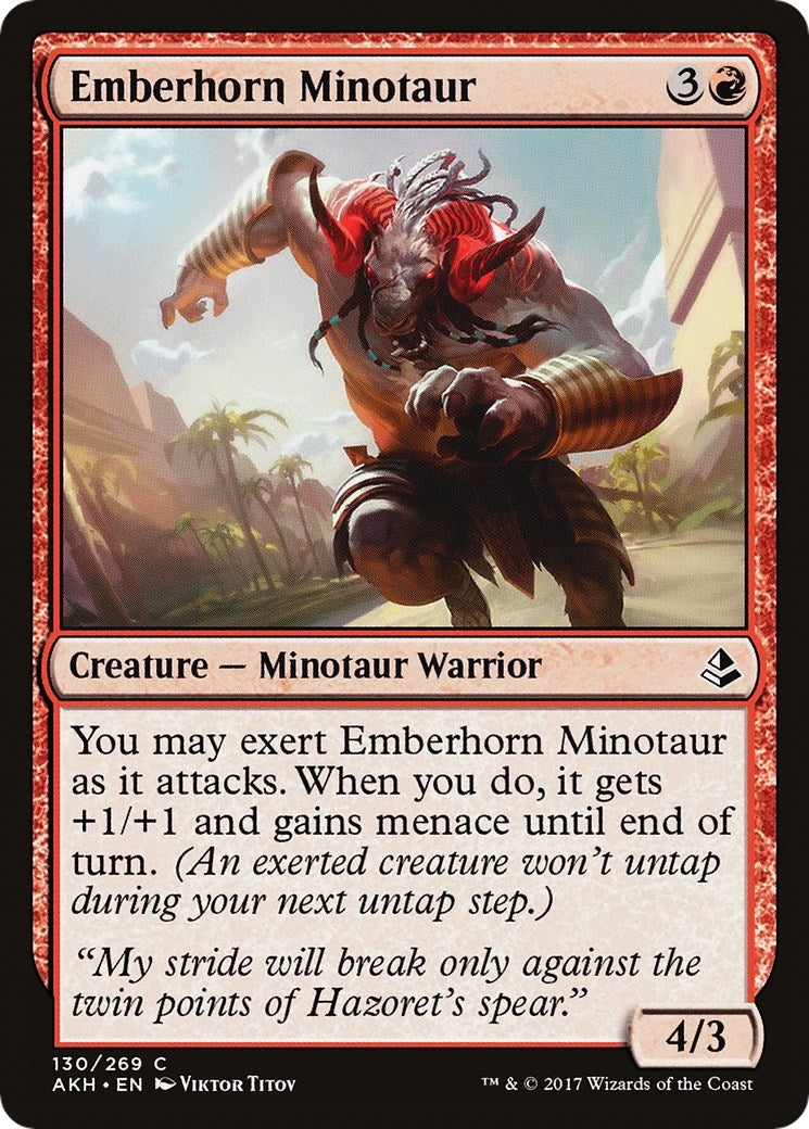 Emberhorn Minotaur (130) (AKH)