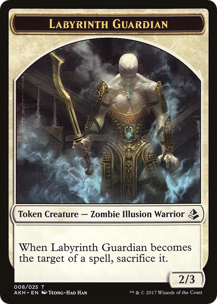 Labyrinth Guardian // Insect Double-Sided Token (8 // 19) (AKH)