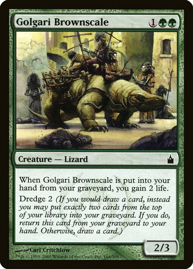 Golgari Brownscale (166) (RAV)