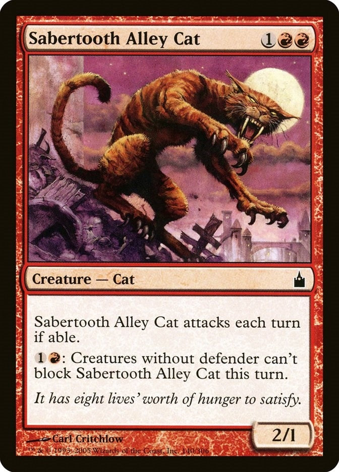 Sabertooth Alley Cat (140) (RAV)