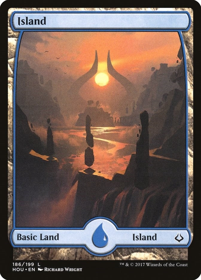 Island (186) - Full Art (186) (HOU)