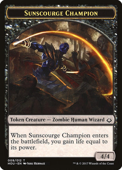 Sunscourge Champion Token (9) (HOU)