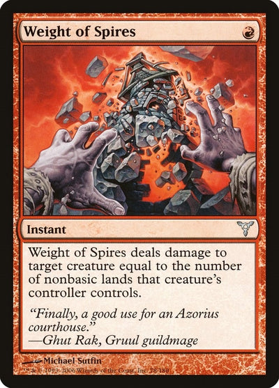 Weight of Spires (78) (DIS)