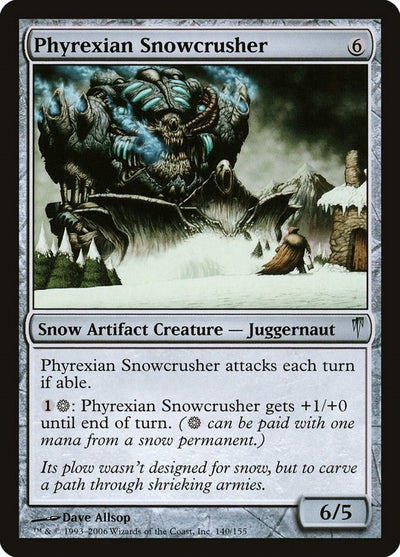 Phyrexian Snowcrusher (140) (CSP)