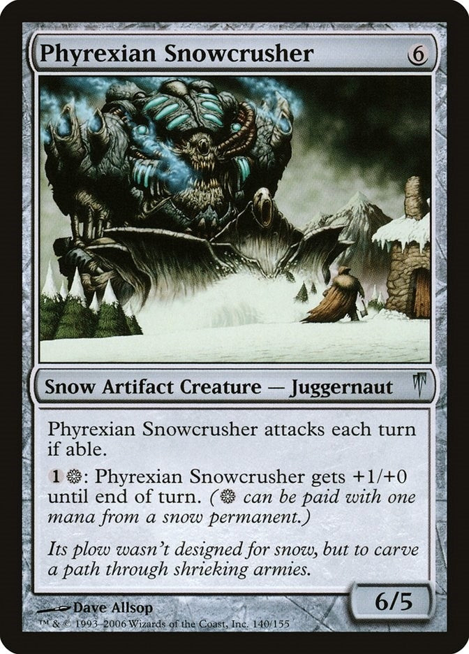 Phyrexian Snowcrusher (140) (CSP)