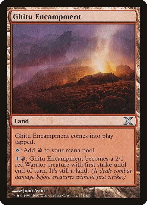 Ghitu Encampment (353) (10E)