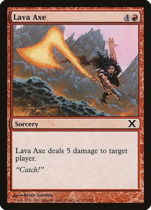 Lava Axe (215) (10E)