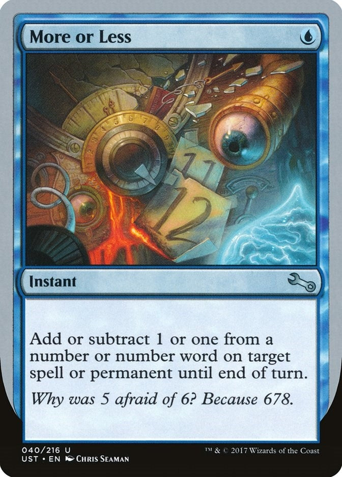 More or Less (40) (UST)