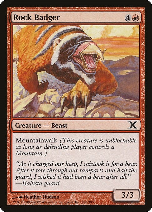 Rock Badger (226) (10E)