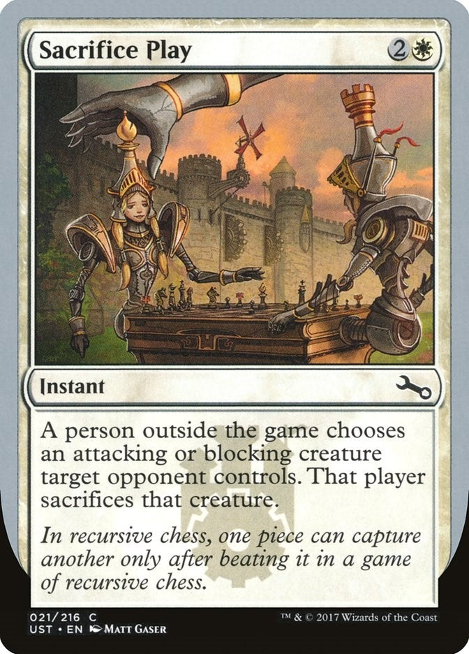 Sacrifice Play (21) (UST)