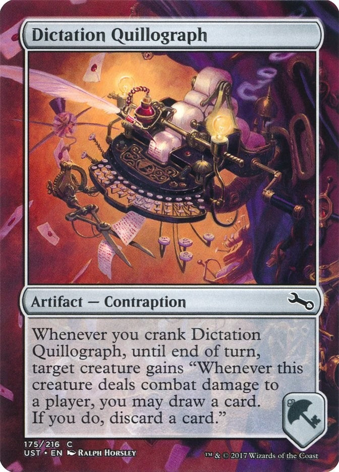 Dictation Quillograph (175) (UST)