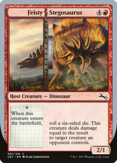 Feisty Stegosaurus (81) (UST)