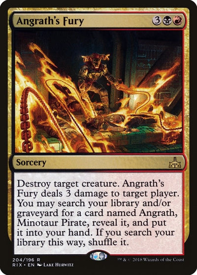 Angrath's Fury (204) (RIX)