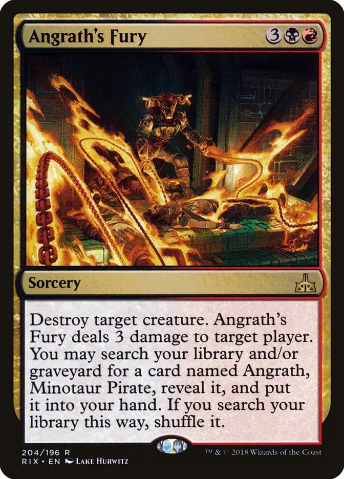 Angrath's Fury (204) (RIX)