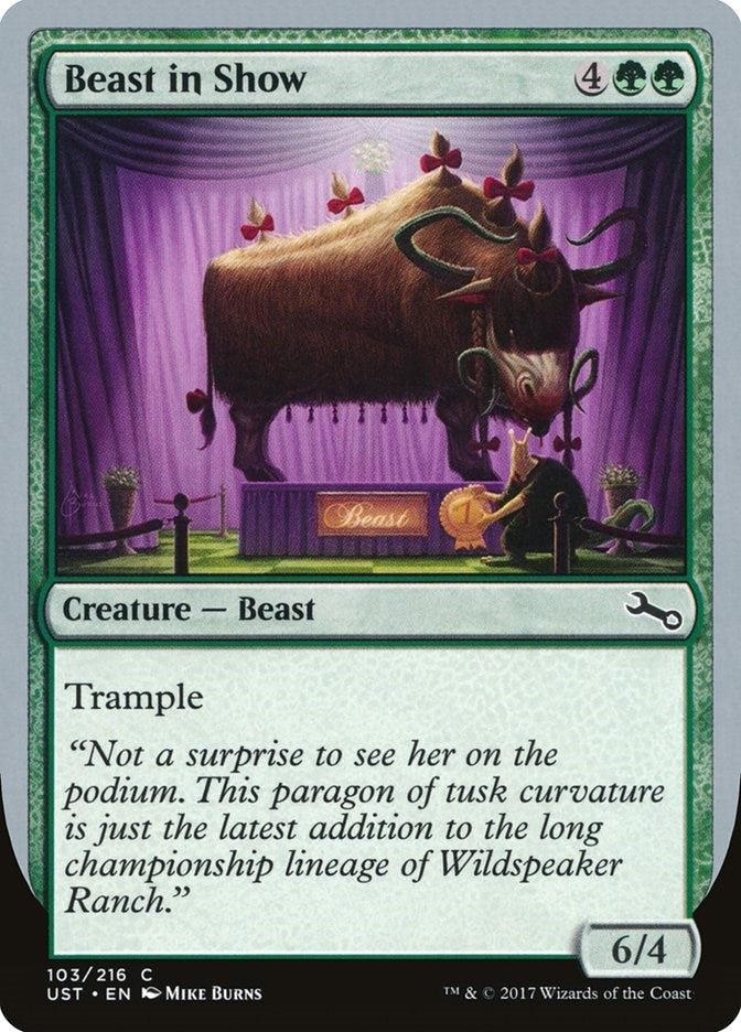 Beast in Show (D) (103) (UST)