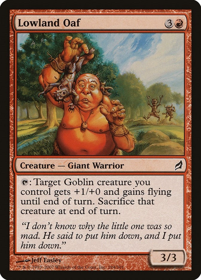 Lowland Oaf (184) (LRW)