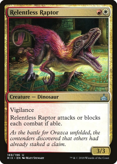 Relentless Raptor (169) (RIX)